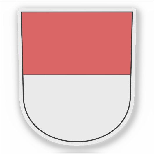 Wappen des Bezirks Solothurn, Schweiz Aufkleber (Vorderseite)
