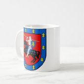 Wappen des Bezirks Vilnius Kaffeetasse (Vorderseite Links)