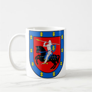 Wappen des Bezirks Vilnius Kaffeetasse