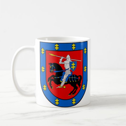 Wappen des Bezirks Vilnius Kaffeetasse (Links)