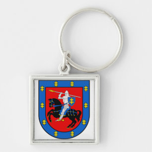 Wappen des Bezirks Vilnius Schlüsselanhänger