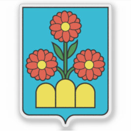 Wappen des Castello von Montegiardino Aufkleber