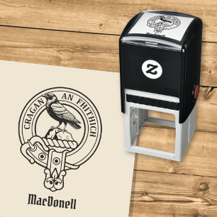 Wappen des Clan MacDonell of Glengarry Permastempel