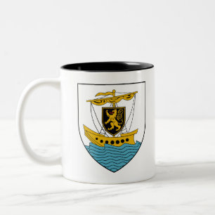 Wappen des County Galway Irland Zweifarbige Tasse