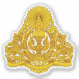 Wappen des Demokratischen Kampuchea, Kambodscha Aufkleber