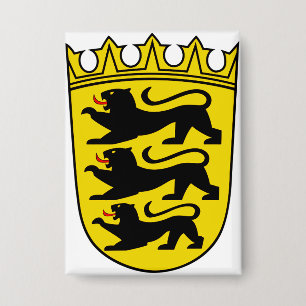 Wappen des deutschen Bundeslandes Baden-Württember Button