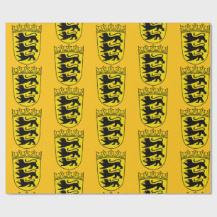 Wappen des deutschen Bundeslandes Baden-Württember Geschenkpapier