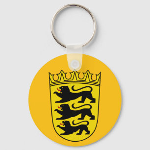 Wappen des deutschen Bundeslandes Baden-Württember Schlüsselanhänger