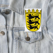 Wappen des deutschen Staat Baden-Württemberg Button (Insitu)