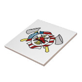 Wappen des Feuerwehrmanns Fliese (Seite)