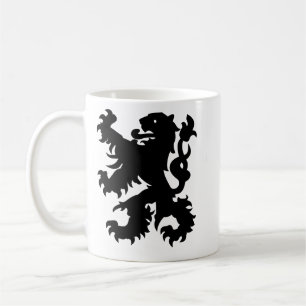 Wappen des flämischen Löwen Kaffeetasse