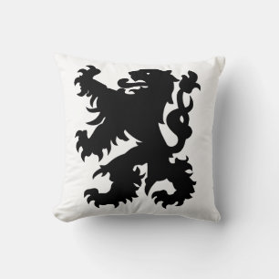 Wappen des flämischen Löwen Kissen
