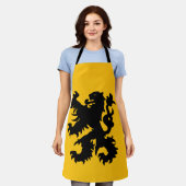 Wappen des flämischen Löwen Schürze (Getragen)