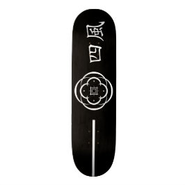 Wappen des "Four Winds Samurai" Skateboard