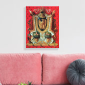 Wappen des französischen Reiches Leinwanddruck (Insitu (Wohnzimmer))