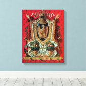 Wappen des französischen Reiches Leinwanddruck (Insitu (Holzboden))