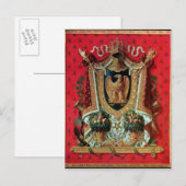 Wappen des französischen Reiches Postkarte (Vorne/Hinten)