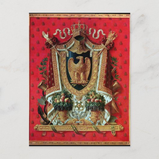 Wappen des französischen Reiches Postkarte (Vorderseite)