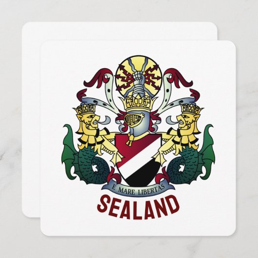 Wappen des Fürstentums Seeland (Vorne/Hinten)