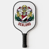 Wappen des Fürstentums Seeland Pickleball Schläger (Vorderseite)