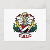 Wappen des Fürstentums Seeland Postkarte (Vorderseite)