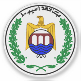 Wappen des Gouverneurs von Assiut, Ägypten Aufkleber