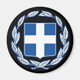 Wappen des griechischen Magnet
