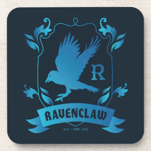 Wappen des Hauses RAVENCLAW™ mit Ornamenten Getränkeuntersetzer