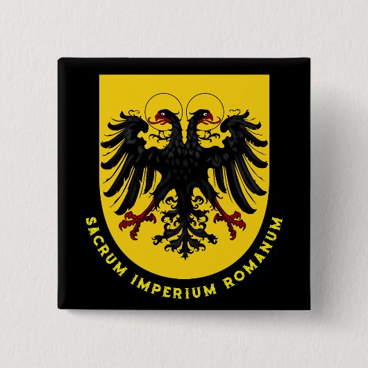 Wappen des Heiligen Römischen Reiches Button (Vorderseite)