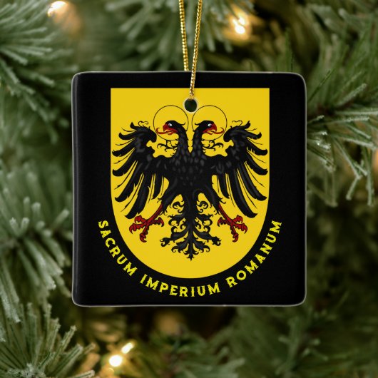 Wappen des Heiligen Römischen Reiches Keramikornament (Baum)