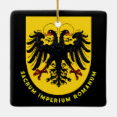 Wappen des Heiligen Römischen Reiches Keramikornament (Rückseite)