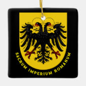 Wappen des Heiligen Römischen Reiches Keramikornament (Vorderseite)