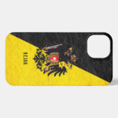 Wappen des Kaisertums Österreich und Landesflagge iPhone Hülle (Rückseite (Horizontal))