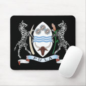Wappen des Landes Botswana Symbol Emblem Flagge Mousepad (Mit Mouse)