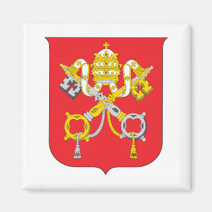 Wappen des Landes Vatikan Symbol Emblem Flagge Magnet