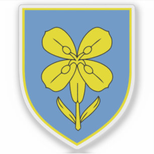 Wappen des Landkreises Lika-Senj, Kroatien Aufkleber