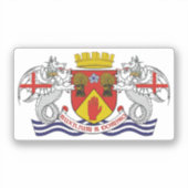 Wappen des Landkreises Londonderry, N. Irland Aufkleber (Vorderseite)