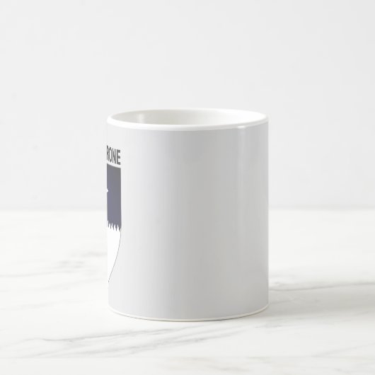 Wappen des Landkreises Tyrone, Nordirland Kaffeetasse (Mittel)