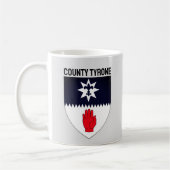 Wappen des Landkreises Tyrone, Nordirland Kaffeetasse (Links)