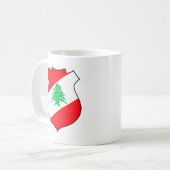 Wappen des Libanon Kaffee-Tasse Kaffeetasse (Vorderseite Links)