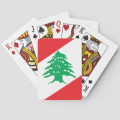 Wappen des Libanon Spielkarten (Rückseite)