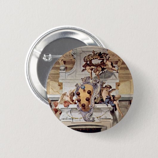 Wappen des Medici., durch Ricci Sebastiano Button (Vorne & Hinten)