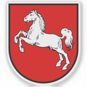 Wappen des niedersächsischen Staat, Deutschland Aufkleber