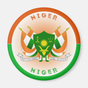 Wappen des nigrischen Erbes Magnet