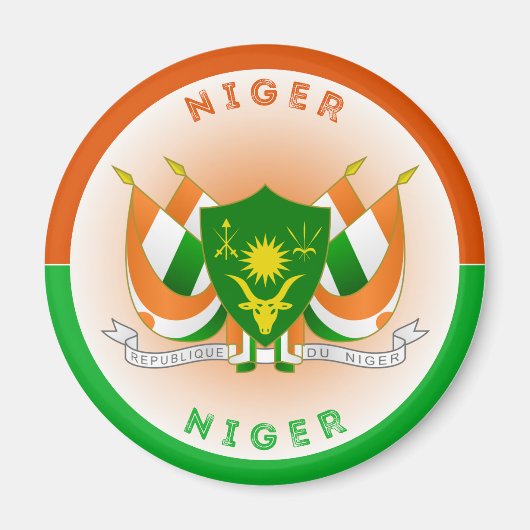 Wappen des nigrischen Erbes Magnet (Vorne)
