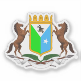 Wappen des nordöstlichen Staat, Somalia Aufkleber
