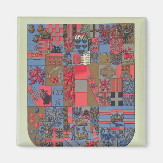 Wappen des österreichisch-ungarischen Reiches Magnet (Vorne)