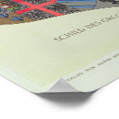 Wappen des österreichisch-ungarischen Reiches Poster (Ecke)