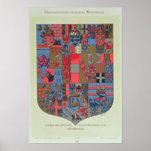 Wappen des österreichisch-ungarischen Reiches Poster