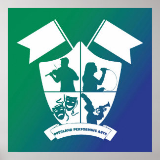 Wappen des Referats "Overland PA" Poster